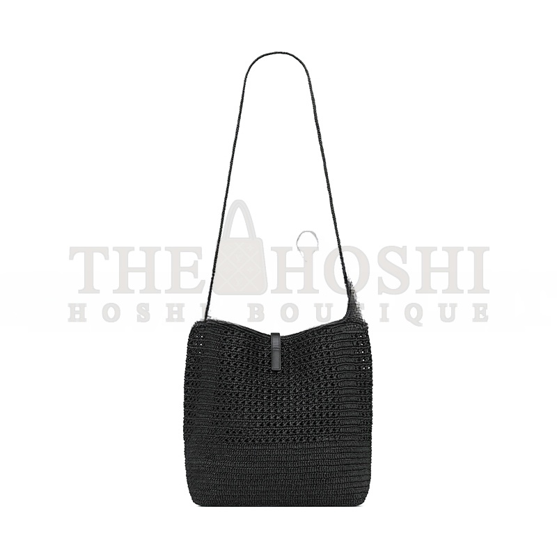 Y51 LE 5 À 7 MEDIUM CROCHETED RAFFIA TOTE 778827GAAEN1000 (39*32*15cm) Master Quality